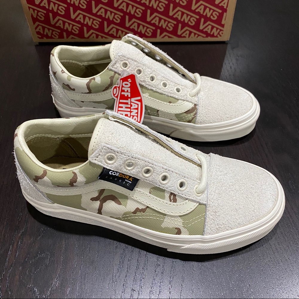 Vans Old Skool Cordura White Asparagus Camo